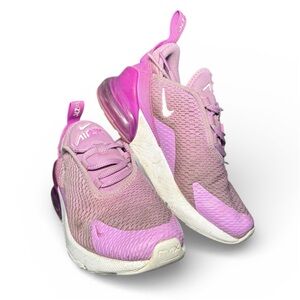 Nike Air Max 270 Pink Purple Sneakers Girls 12.5C